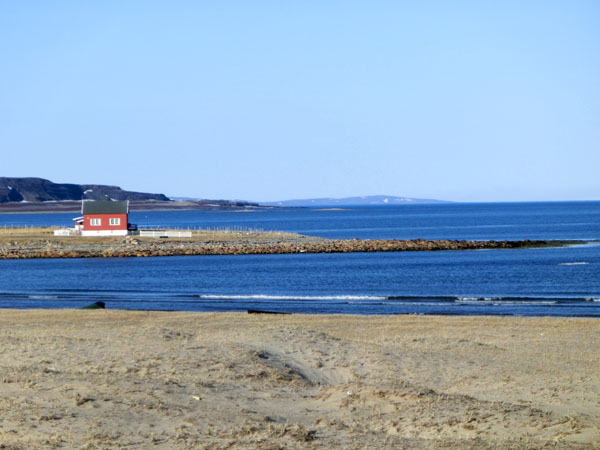 Veien mellom Vardø og Vadsø