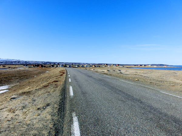 Veien mellom Vardø og Vadsø