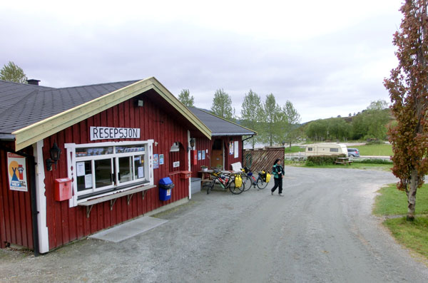 Servicebygget på Furøy Camping.