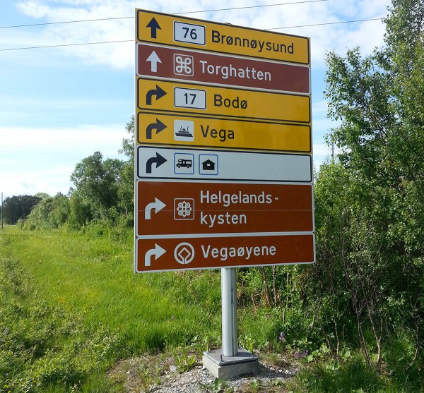 Straks fremme. Først skal vi ut til Campingen og deretter sørover til Torghatten.