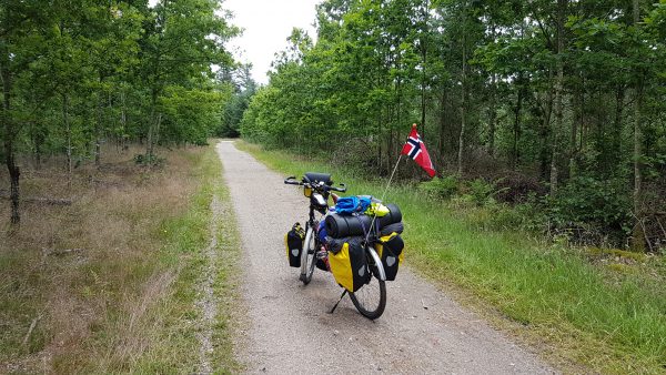 (13:49) Fra Sykkelrute 1 på vei nord mot Skagen. 